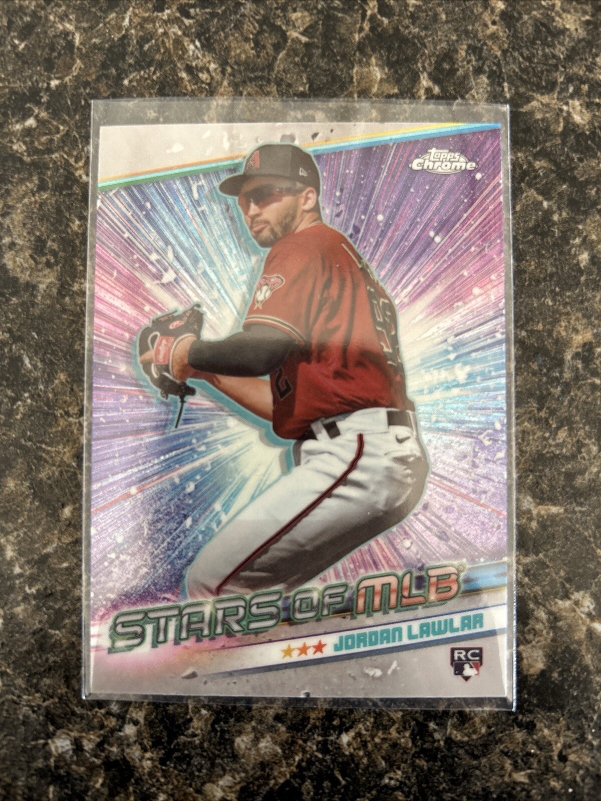 2024 Topps Series 1 Stars of the MLB Chrome #CSMLB-4 Jordan Lawlar RC Rookie