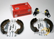 Zimmermann Bremsbacken Ø 200 mm mit Zubehörsatz Radzylinder hinten für Audi A2