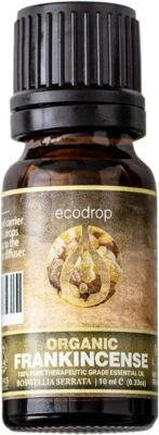 ECODROP Frankincense Oil Certified Organic 100% Pure Natural Aromatherapy Essential Oil