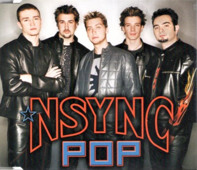 N SYNC   Pop (2001 CD, Jive) SEALED 4 trk Euro Maxi-Single w/ ad insert!