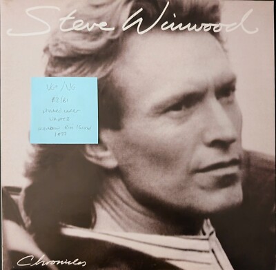 Steve Winwood Chronicles Vinyl Record VG+/VG SSW 1 1987