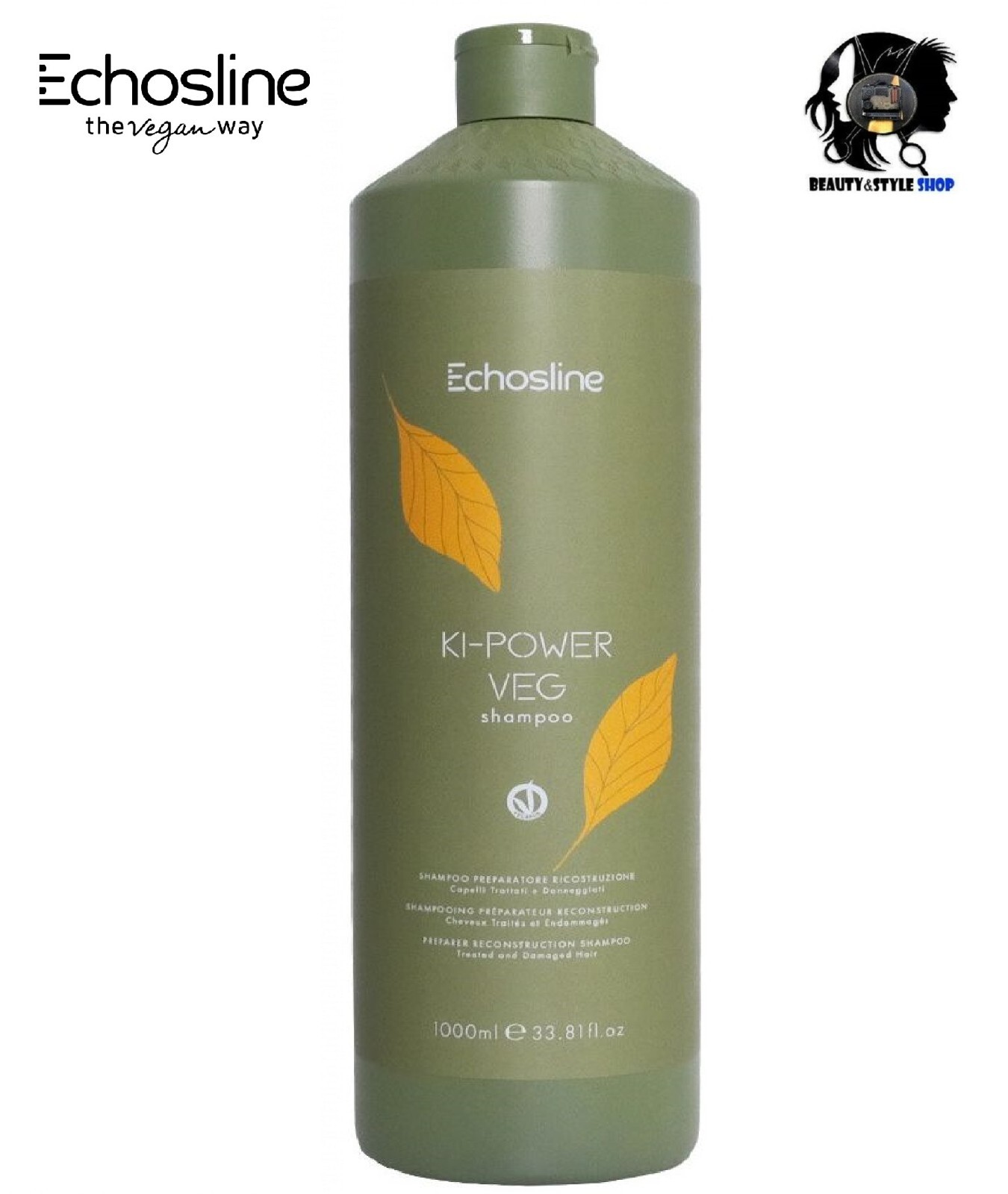 SHAMPOO CAPELLI DANNEGGIATI ECHOS LINE KI POWER 1000ML PROFESSIONALE