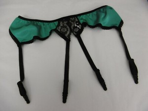 green suspender belt