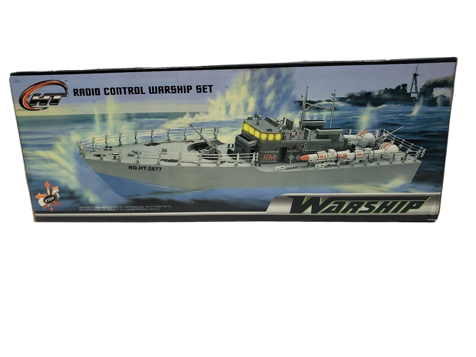 HT Radio Control Warship Set 20 Inch Team RC Replica Dual Propellers 3.7 km 30ft eBay