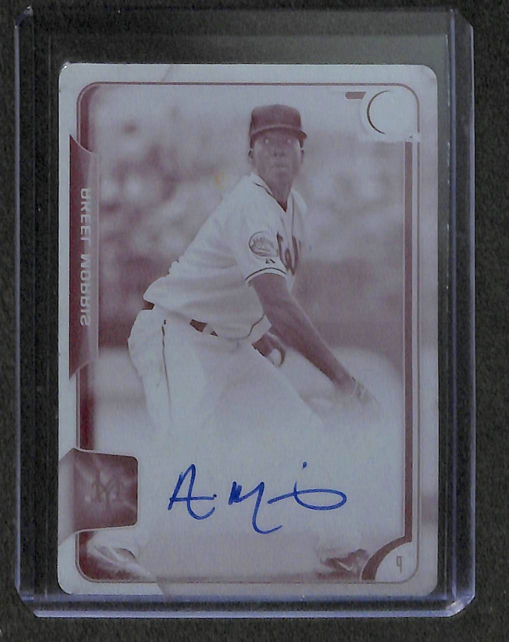 2015 Bowman Chrome Magenta Printing Plate Autograph BCAPAM Akeel