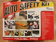 Automotive Safety+First Aid  Kit MIB Justin Case Pro Premium Travel 93 Piece