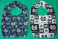 .New handmade BABY CHILD BIB UTAH STATE UNIVERSITY AUGGIES Shipping Discounts