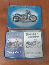 Harley Davidson Softail Collectible Tin Playing Cards Springer Heritage 2001