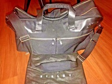 Borsone Sisley / Benetton ottimo e raro minimalista grande nero