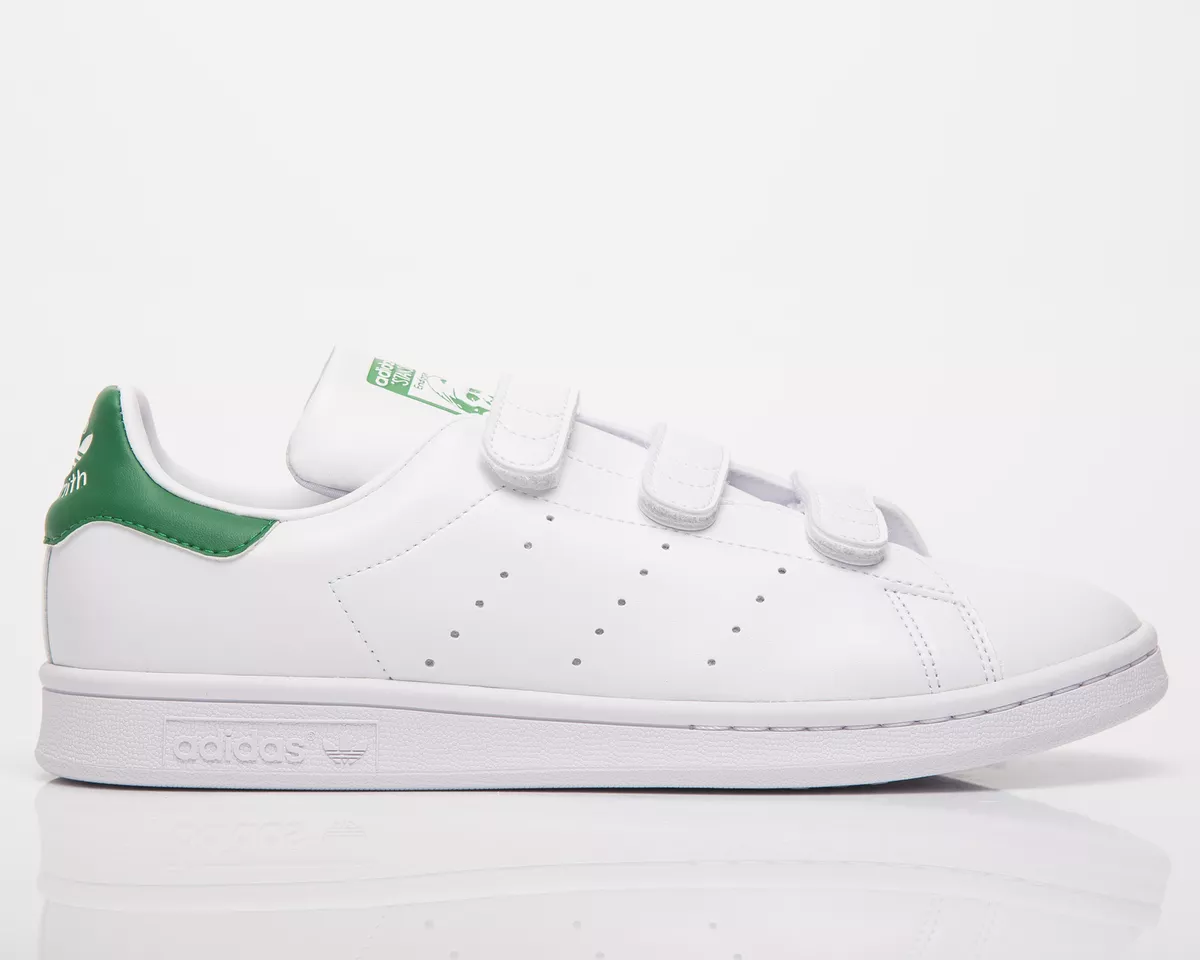 adidas Originals Stan Smith CF Men&#039;s White Green Casual Lifestyle Sneakers Shoes eBay