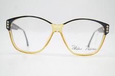 Vintage Glasses Paloma Picasso 3705 Blue Brown Oval Eyeglass Frame