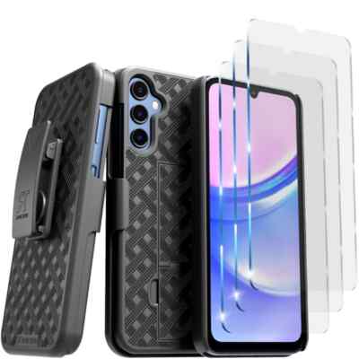 Rome Tech Case For Galaxy A16 A15 A14 A13 A11 Holster Belt Clip Combo Cover