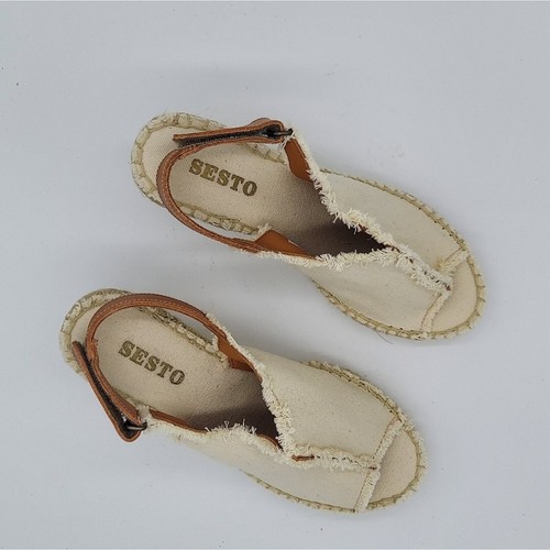 NWOT Sesto Meucci 2216 PO Wedge Espadrilles Size 8 - Picture 6 of 10