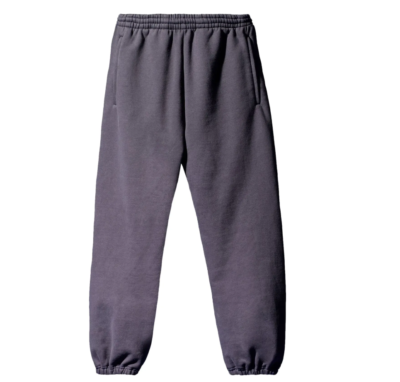 Yzy Gap by Balenciaga Fleece Jogging Pant, YGEBB YEEZY, Dark Grey 
