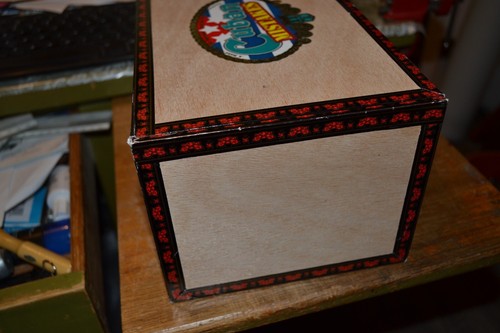 Mistakes Empty Cigar Box Wood w/ Tray Connecticut Dominican Republic Series 151 - Picture 7 of 11