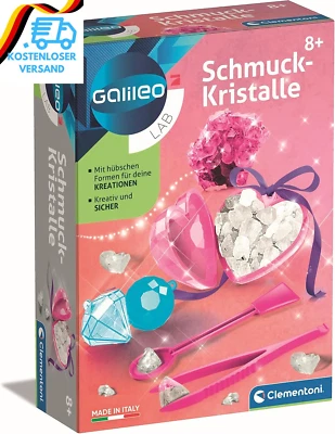 BESUCHE DEN CLEMENTONI-STORE Clementoni Galileo Lab – Schmuckkristalle, Spielzeug Für Kinder Ab 8 Jahren, Bun