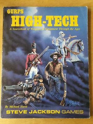 GURPS Softcover High-Tech Steve Jackson Spiele 1988 #6018 RPG