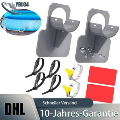 Pool Schlauchhalter Knickschutz Schwimmbad Rohrhalter für 26 - 38mm Poolschlauch