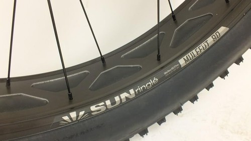 26 inch Fat Bike Wheelset Sun Ringle Mulefut 80 Novatec Thru Axle Maxxis - Picture 7 of 9