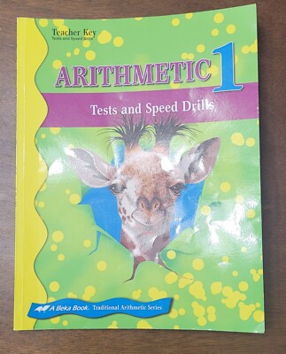 Abeka Arithmetic 1 Test and Speed Drills Teacher Key | eBay
