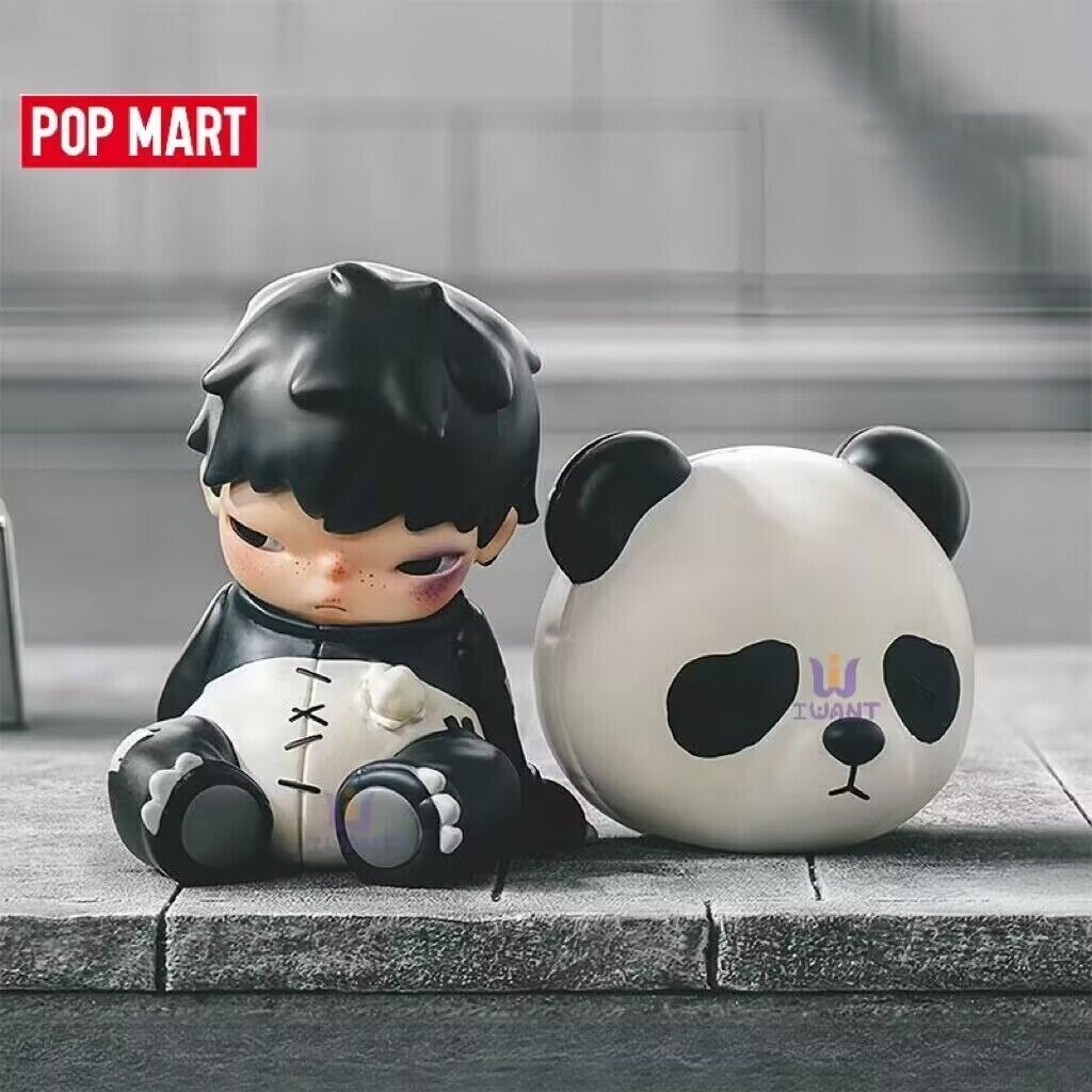 その他 POPMART Hirono Doll PANDA POP MART Hirono Doll Panda Series Limited Edition Figure