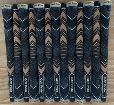 13x Golf Pride MCC Plus 4 Teams Golf Club Grips STANDARD Black/Gold Full Set USA