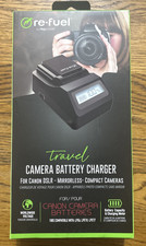 Digipower - DSLR Travel Charger For Canon Camera Batteries LP-E6/10/17