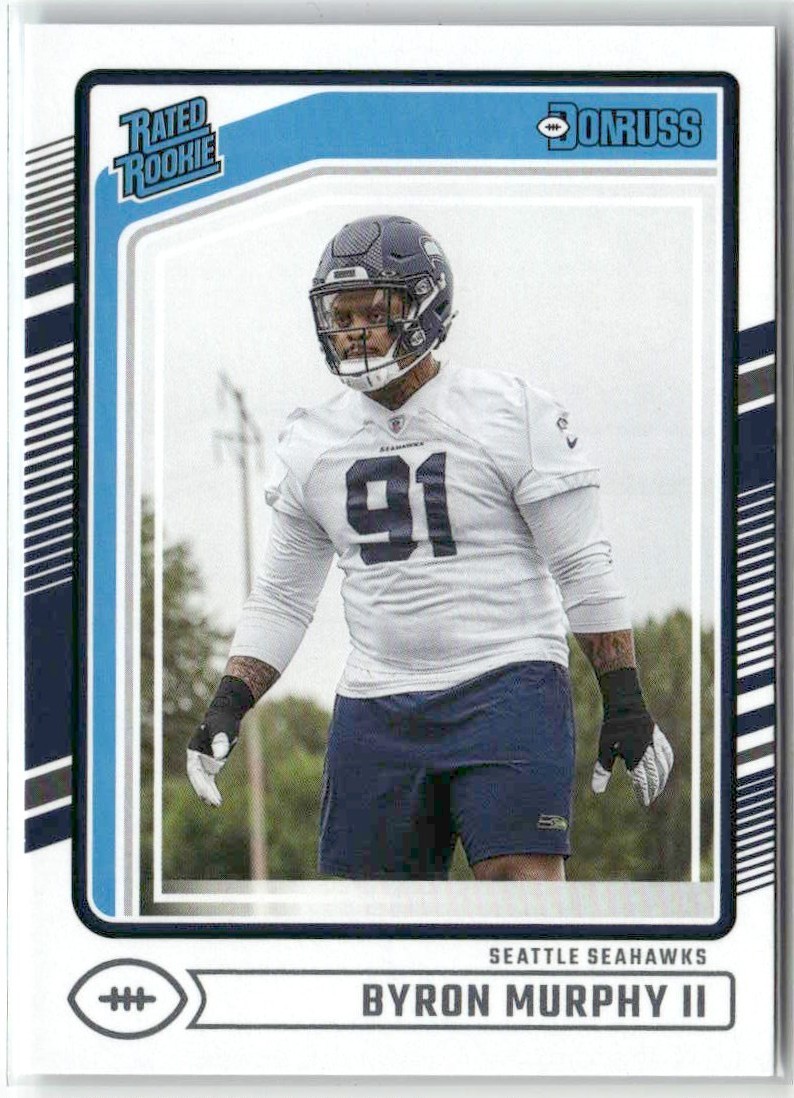 Byron Murphy II RC 2024 Donruss Seattle Seahawks #321