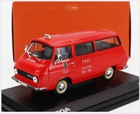 Abrex 143ABSX-705XD04 Skoda 1203 Minibus Taxi 1974 Rot 1/43