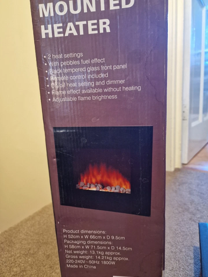  Fine Elements remote control Wall Mounted Heater - Image 3 of 4