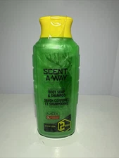 Scent-A-Way MAX Odor Control Deodorizing Body Soap &Shampoo 24 FL Hunt Survival