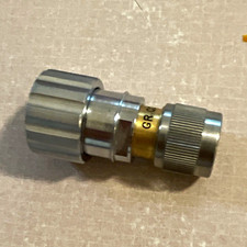 BNC Female to UHF Male PL-259 Coaxial RF Adapter 1:1 Metal Connector, Silver