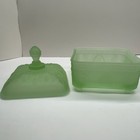 Tiara Exclusives Honey Bee Candy Dish Frosted Chantilly Green W Lid — photo 8
