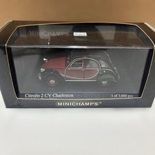 MINICHAMPS Citroën 2 CV Charleston 1980 Red Black Limited 3600 pcs Miniature