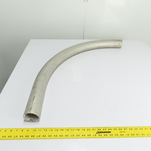 2.8" ID 90° Stainless Steel Elbow Exhaust Tube