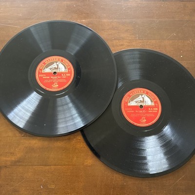 2x WILLIAM TELL Overture conducted ARTURO TOSCANINI HMV D.A. 1695/6 78rpm E-