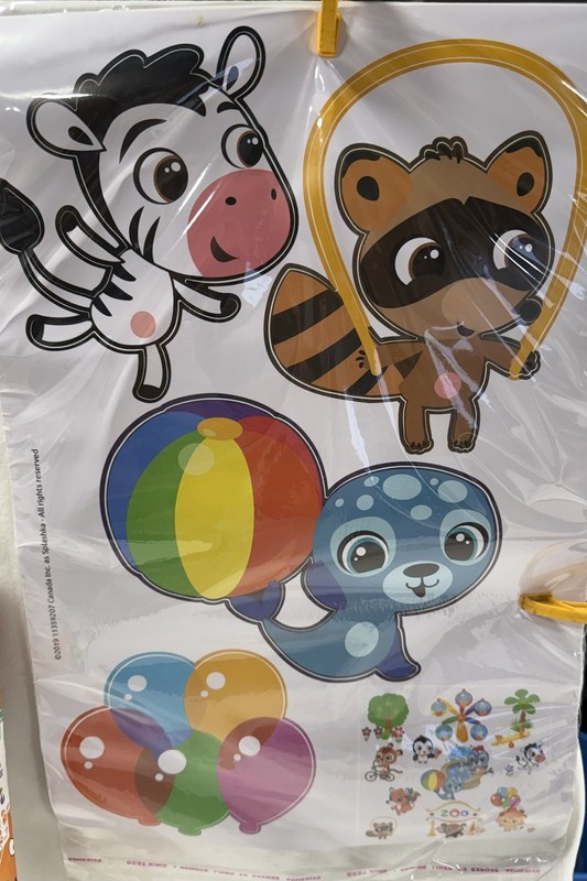 Happy Zoo Animals Kids Wall Decals