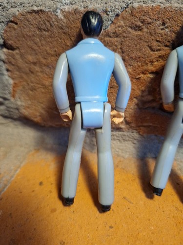 Vtg 1970s Nylint Race Car Driver Blue Suit Uniform 3.5" Action Figure Pilot Lot - Picture 16 of 16