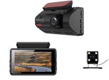 Dual Dash Cam Front and Rear 1080P FHD Car Camera 3" IPS Screen Night Vision G-S