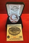 GREEN BAY PACKERS 1 Troy oz .999 SILVER Round C-D-Champ #1242 Highland Mint COA