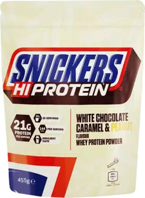 Mars Hi Protein Snickers White Chocolate Caramel & Peanut 455g  (52,40 /kg)