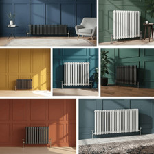 Traditional 2 3 Column Radiator Old Cast Iron Type School Horizontal - All Sizes
