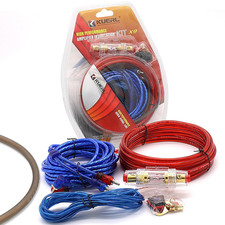 Kit Completo Cavi Audio per Auto 10GA, Set Amplificatore Cablaggio Subwoofer