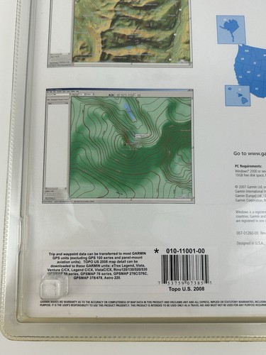 Garmin TOPO USA US 2008 GPS MapSource DVD New Sealed - Picture 11 of 12