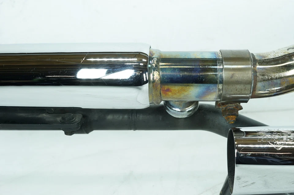 06 Harley Softail FLSTCI Heritage Classic OEM tubos de escape Vance & Hines Foto 4 de 4