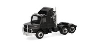 Herpa 319416 - 1/87 Scania Hauber 142 Zugmaschine 3Achs (6X4), Schwarz - Neu
