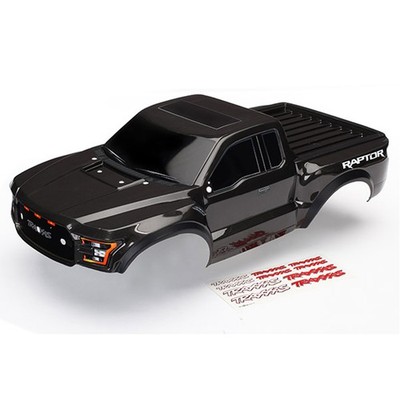 Traxxas 1/10 Slash 2WD Ford Raptor XL5 * Ford Raptor F-150 Body, Black, Decals *