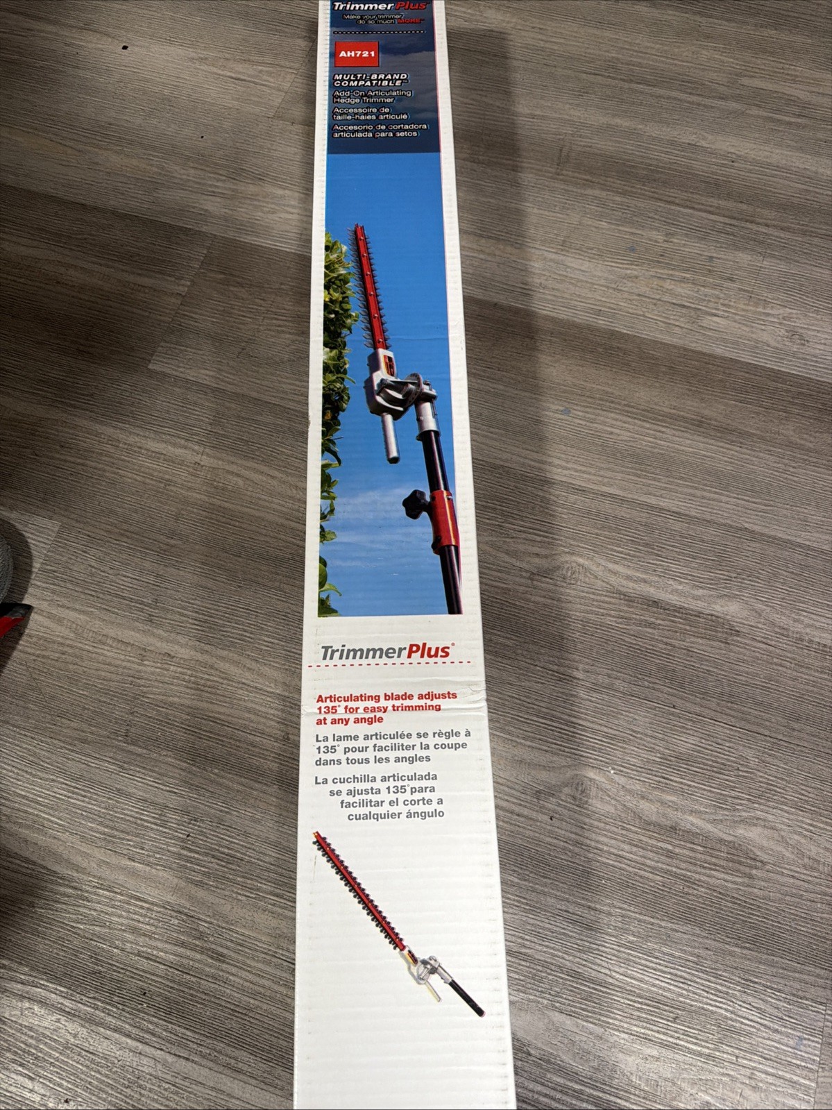 TrimmerPlus AH721 Add-On Articulating Hedge Trimmer Attachme