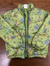 Kids Disney Toy Story Light Puffer Coat Size 4