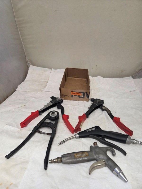 Lot 5 Rivet Tools Marson Klik Fast ATI AT501R Blue Point Air Blow Gun LOT-1179